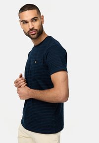 INDICODE JEANS T-Shirt print - navy