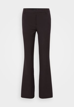 Gina Tricot Tall RELAXED TROUSERS - Kelnės - brown