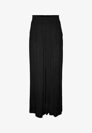 Vero Moda Curve VMMENNY WIDE PANTS - Pantalon classique - black