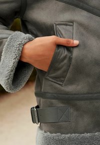 Next AVIATOR  - Kunstnahast jakk - grey