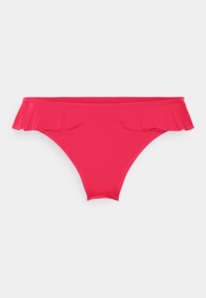 SPACE FRILL BRIEF - Cuecas de biquíni - red