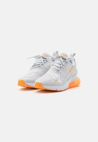 Nike Sportswear AIR MAX 270 GS UNISEX - Sneakers - photon dust/vivid orange/white