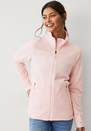 Fleece jacket - blassrosa