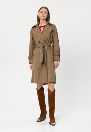 GABARDINE - Trenchcoat - tobacco