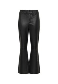 KACARRIE LEATHER PANTS - Pantalon en cuir - black deep