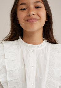 WE Fashion Košilová halenka  - white