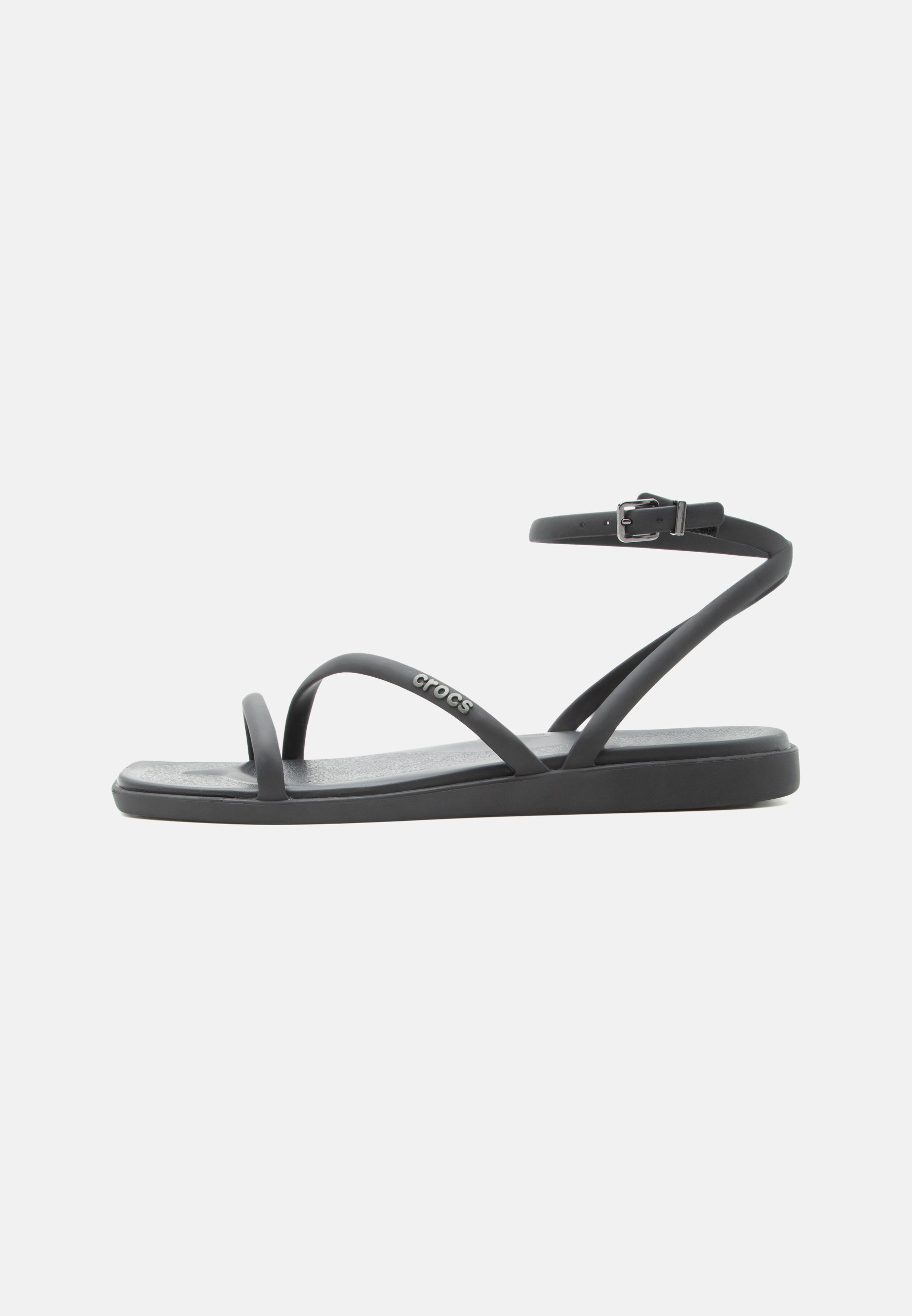 Crocs MIAMI ANKLE STRAP - Sandalai - black/juoda - Zalando.lt