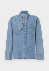 SCARF SHIRT - Button-down blouse - light blue