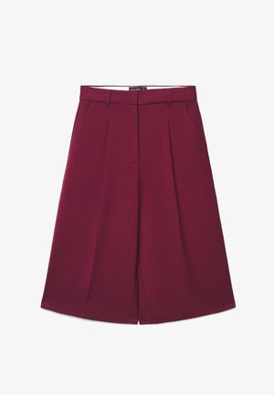 Calliope, PANTALONE TINTA UNITA - Shorts - bordeaux