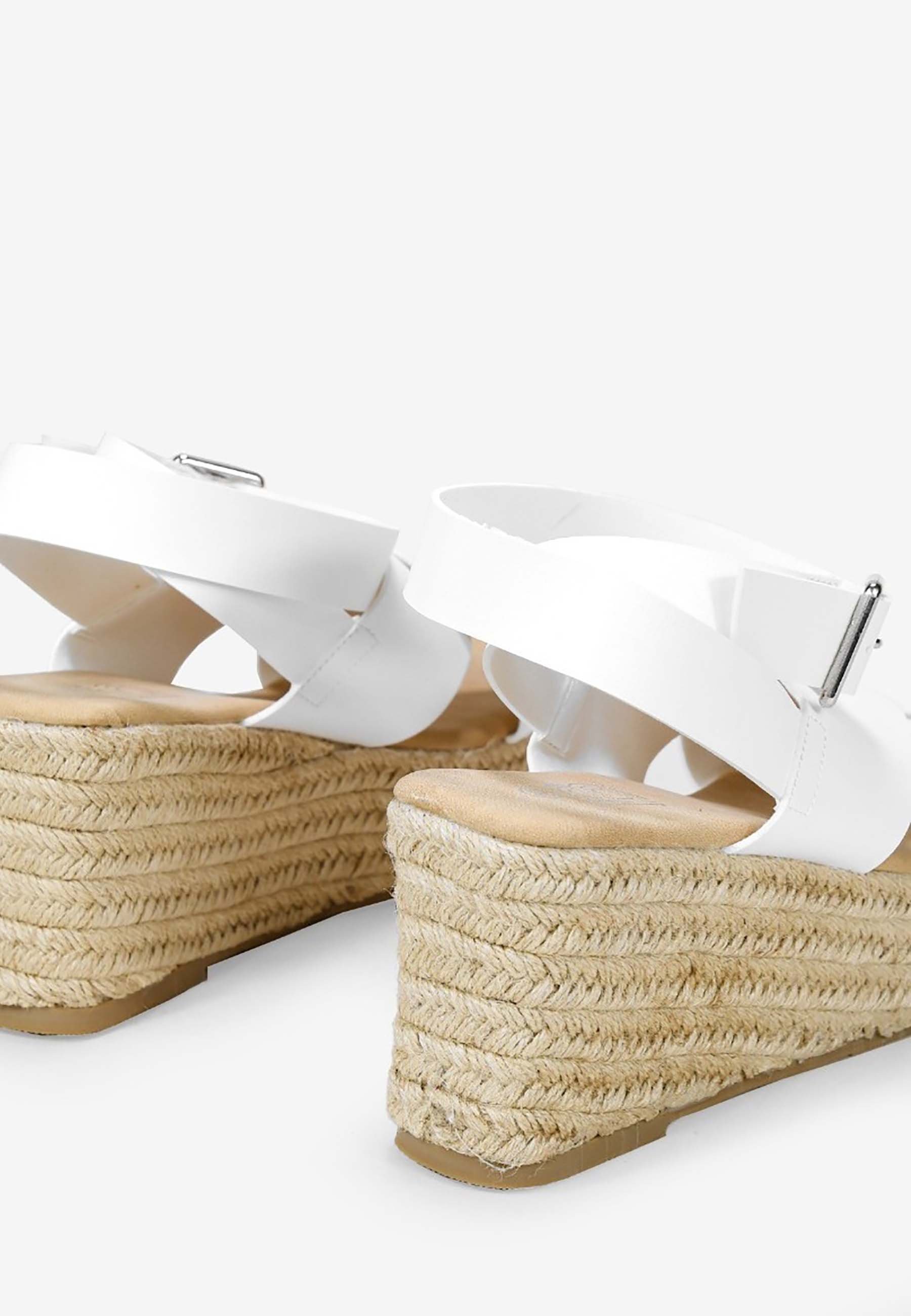 Bosanova Sandalias de cuña - blanco - Zalando.es