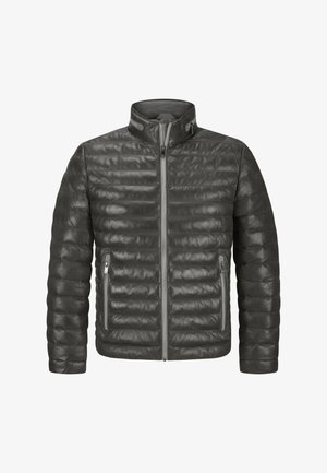 Milestone MSCORTINO - Lederjacke - anthrazit