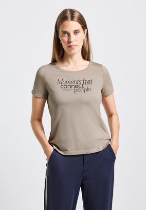 MIT FRONT - T-shirt print - beige