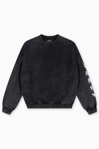 WEAKNESS CREWNECK UNISEX - Sweatshirt - black washed