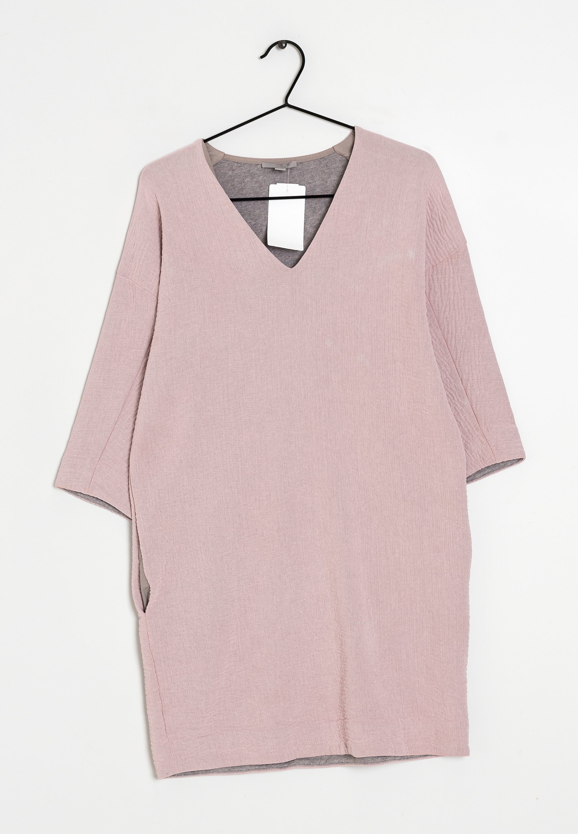 cos pink shirt dress UTILITY MINI SHIRT DRESS - PINK