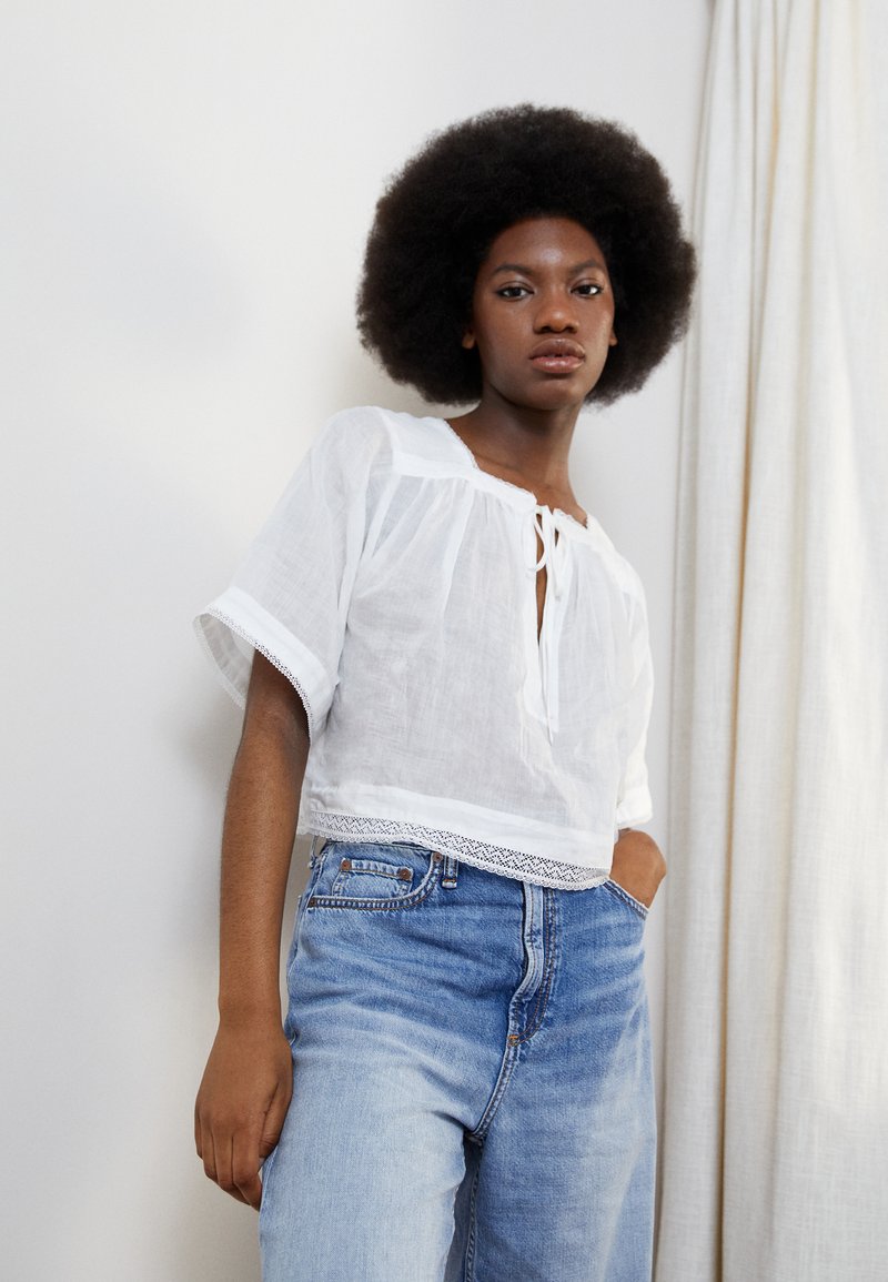 Damen Kleider | rag & bone CHARLOTTE T-Shirt print white/weiß - RY22165 Damen Kleider | rag & bone CHARLOTTE T-Shirt print white/weiß - RY22165