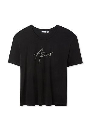 Terranova, T-shirt con stampa - nero