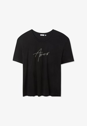 Terranova, T-shirt con stampa - nero