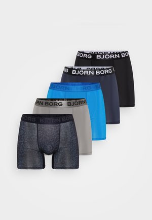 SPORTS 5 PACK - Boxerkalsong - black/grey/blue
