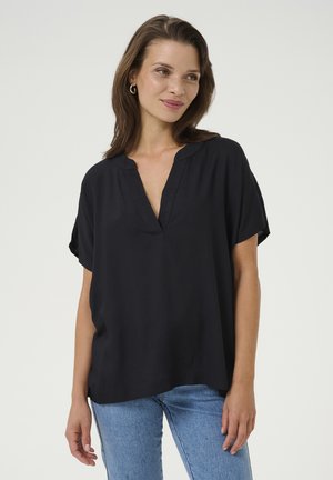KAANO SOLID - Blouse - black deep