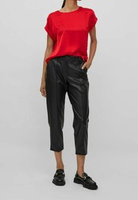 VILA Bluse - dark red