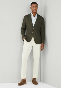 Hackett London DELAVE HOPSACK - Sakko - khaki