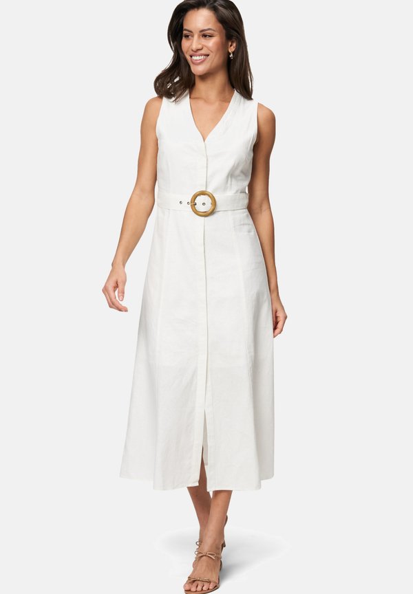 MIDI MIT GÜRTEL - Blusenkleid