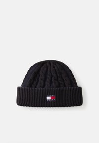 HERITAGE CABLE BEANIE - Pipo - black