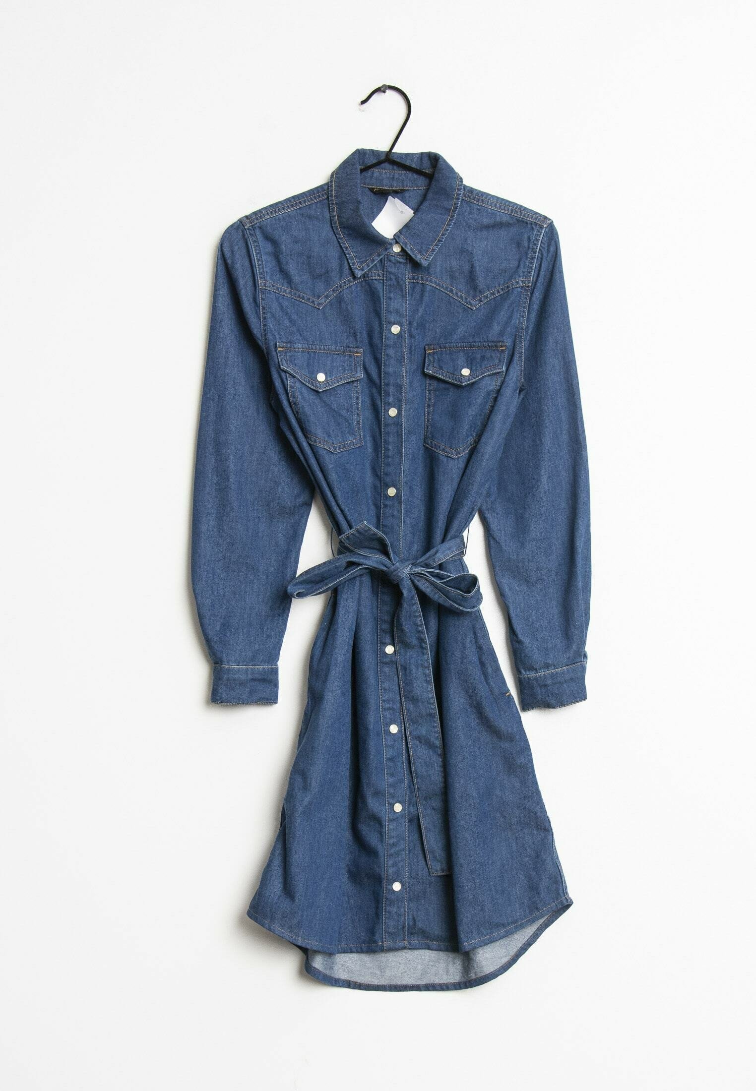 Massimo Dutti Vestido vaquero - blue/azul - Zalando.es