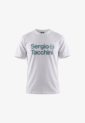 Sergio Tacchini, ALTERNATIVA CO T-SHIRT - T-shirt print - white mediterranea