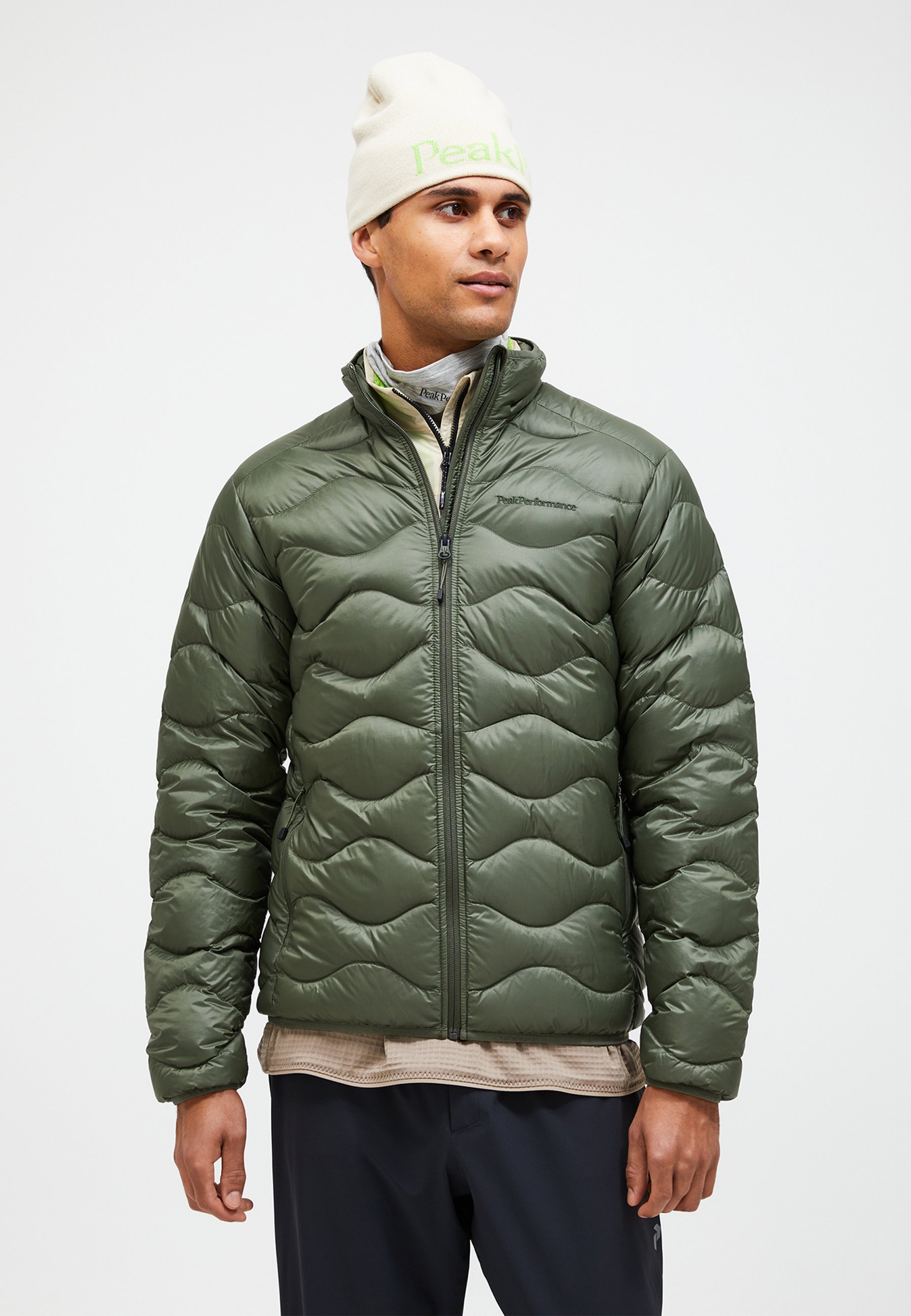 Peak Performance M HELIUM - Down jacket - olive - Zalando.ie