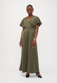 WAL G PETITE WEDDING BETTY WRAP - Ολόσωμη φόρμα - dark khaki