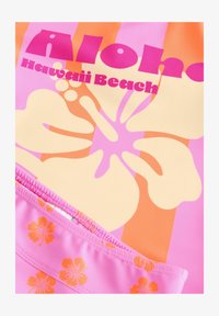 Selezionato, pink/orange stripe hibiscus