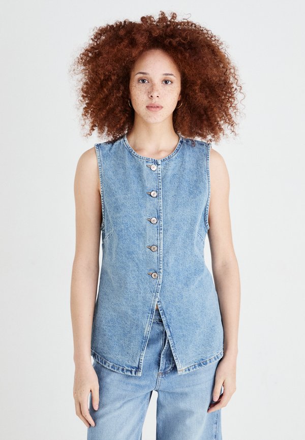 AIMEE VEST - Waistcoat - indigo