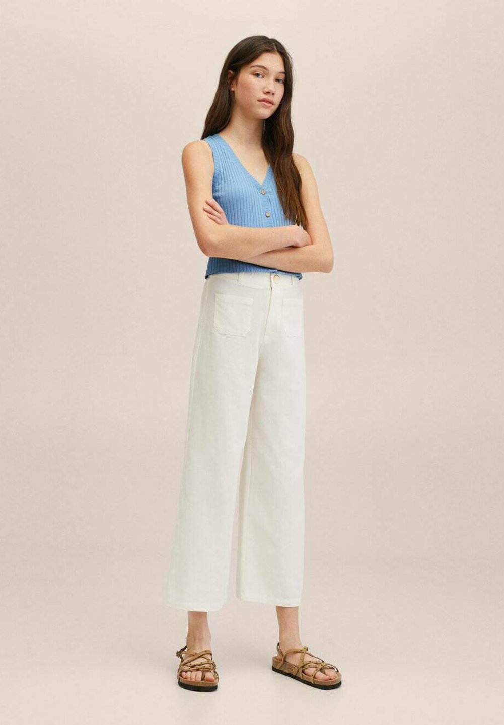 Mango Kids Pantaloni - blanc cassé/avorio - Zalando.it