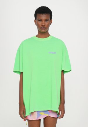 WORLD OF STIEG OVERSIZED - Print T-shirt - green