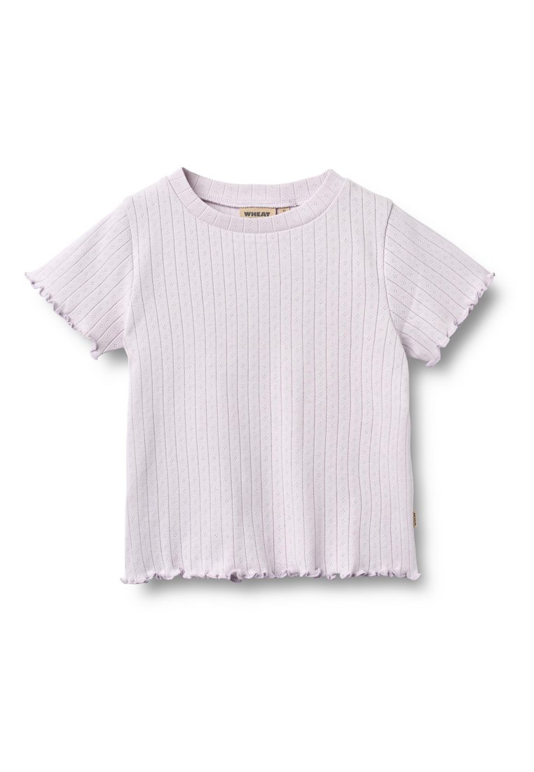 Wheat T-shirt print paars Wheat T-shirt print paars