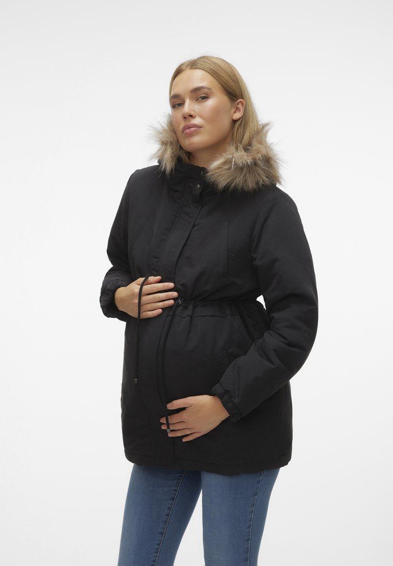 MAMALICIOUS - MLJESSA SHORT - Parka - black, Padidinti