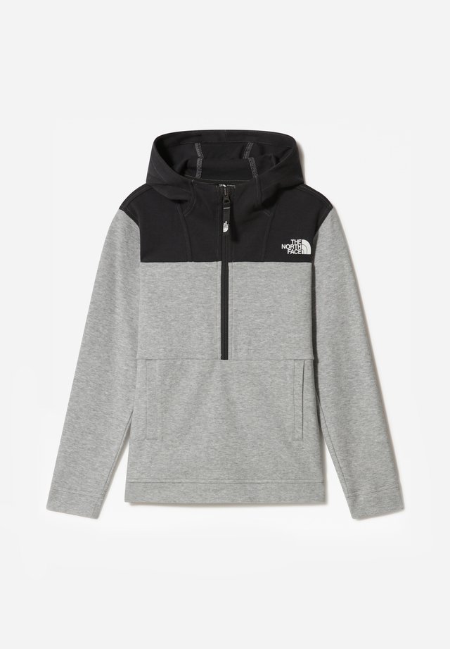 B SLACKER 1/4 ZIP - Sweat à capuche - tnf light grey heather