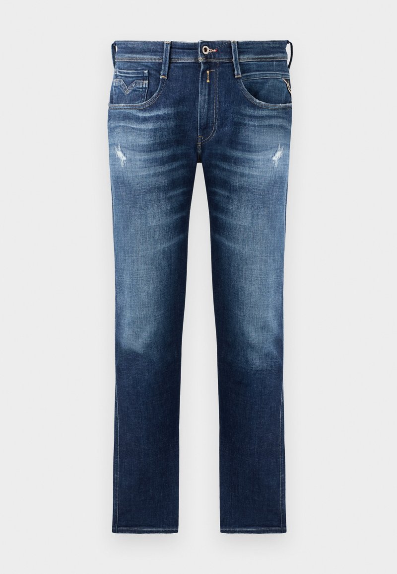 Replay Slim fit jeans donkerblauw denim Replay Slim fit jeans donkerblauw denim