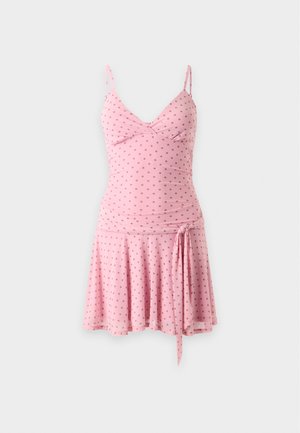 Hollister Co., RUCHED SLIM DRESS - Φόρεμα ημέρας - pink