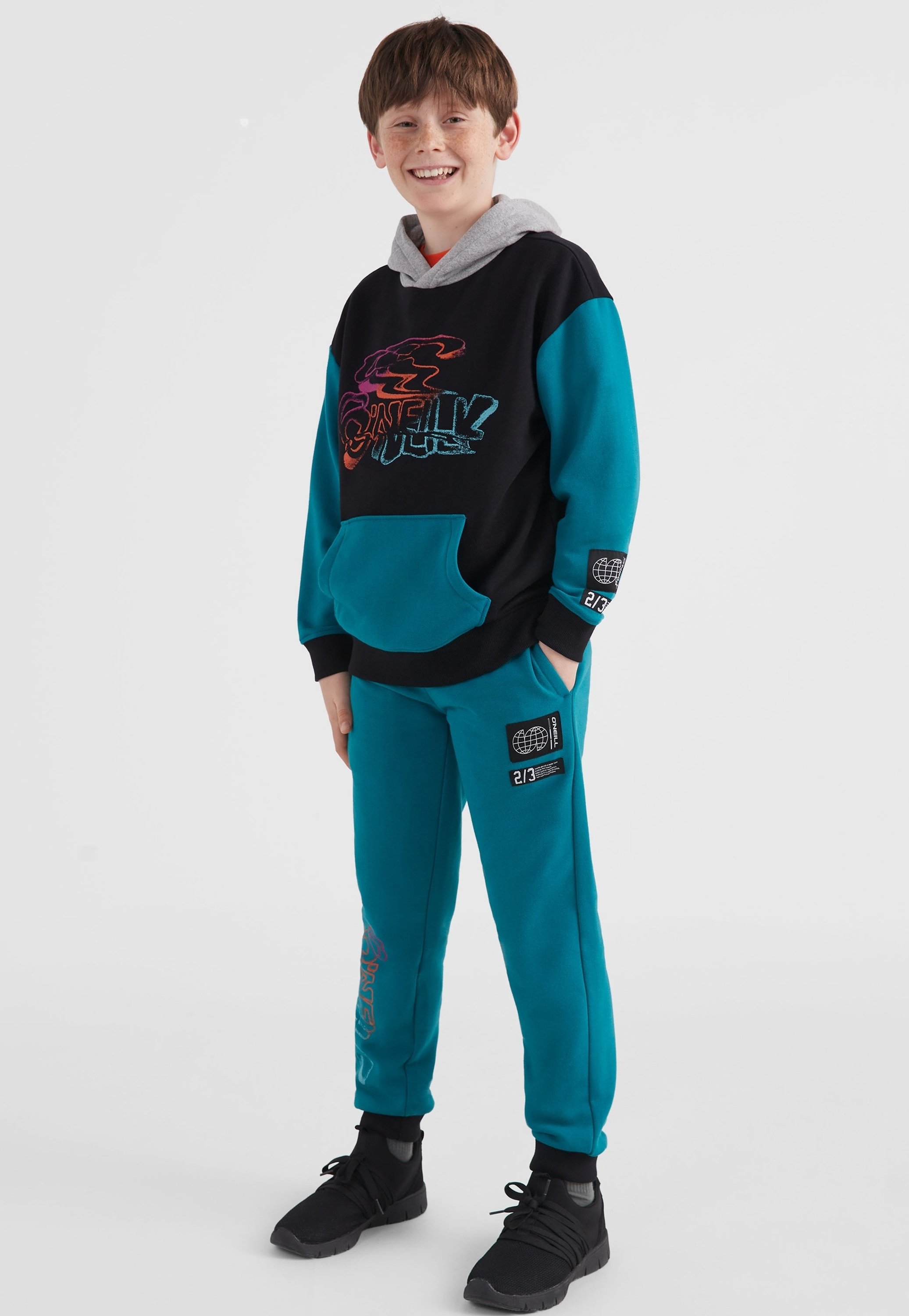 O'Neill Hoodie - harbour blue colour block/blauw gemêleerd - Zalando.nl