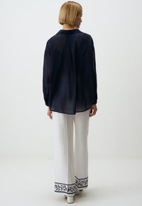 Jimmy Key LONG SLEEVE PLAIN - Hemdbluse - dark blue