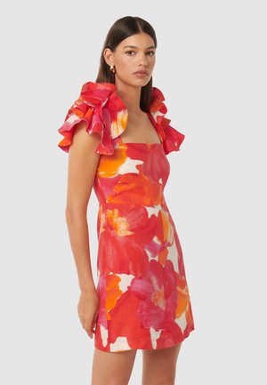 Forever New MACKENZIE RUFFLE SLEEVE MINI - Cocktailkleid/festliches Kleid - parker floral