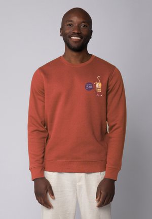 watapparel FUNNY CAT - Sweatshirt - heritage brown
