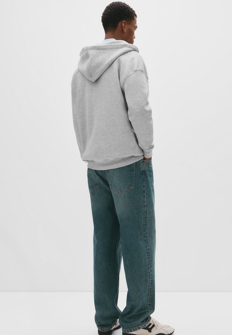 Modern Sweatshirt met Lange Mouwen Effen Kleur en Hoge Kraag