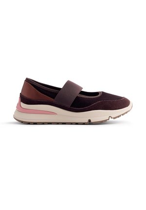 MECOSTA - Ankle strap ballet pumps - moka