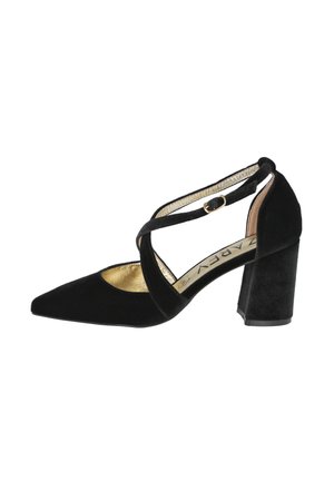 DE CON TIRAS CRUZADAS - Tacones - black