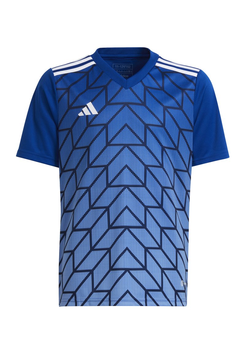 adidas Performance TEAM IC - T-shirt print - blau