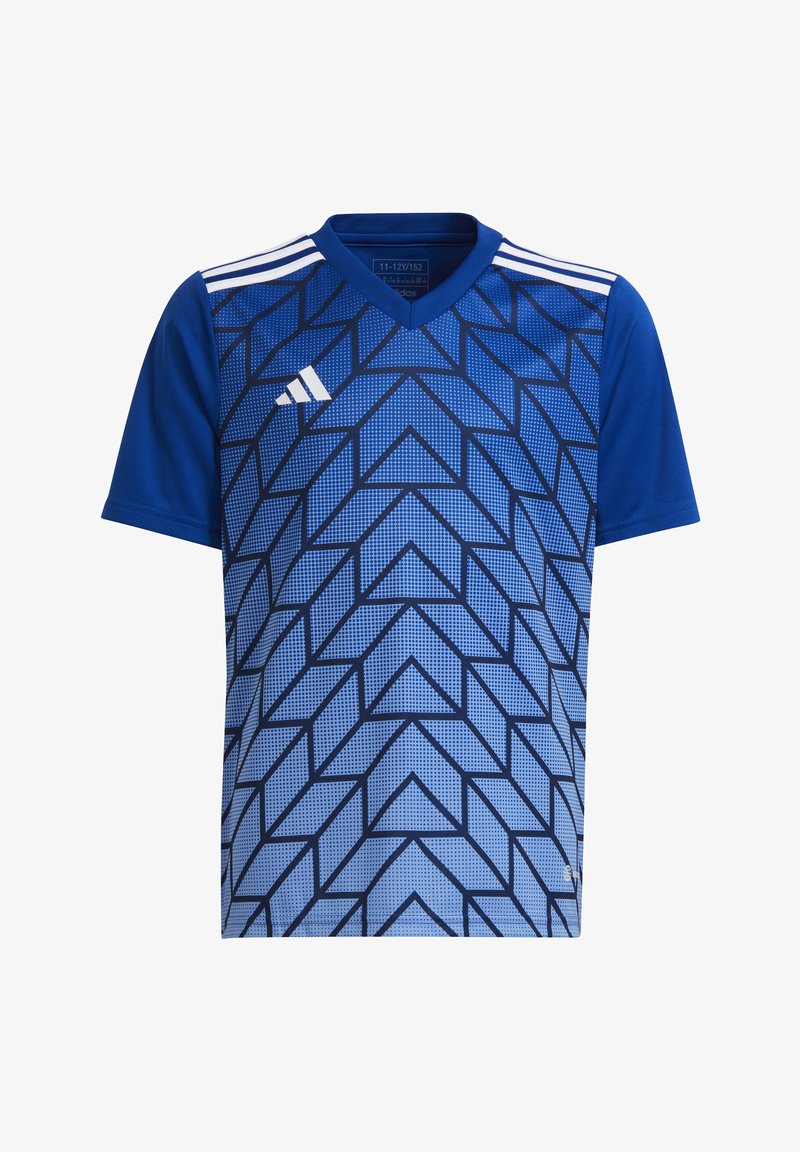 adidas Performance TEAM IC - T-shirt print - blau