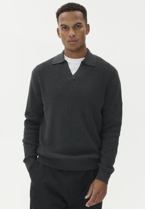 Matinique KOLLO - Polo krekls - dark grey melange